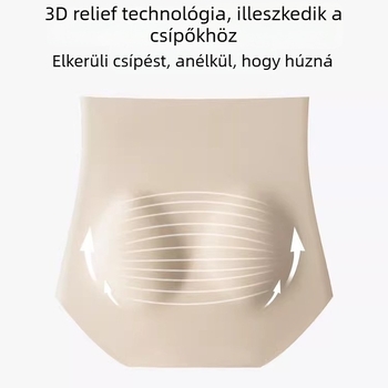 Női magas derekú fehérnemű jóga és fitneszhez, fenékemelő és haskontroll, vékony, légáteresztő anyag