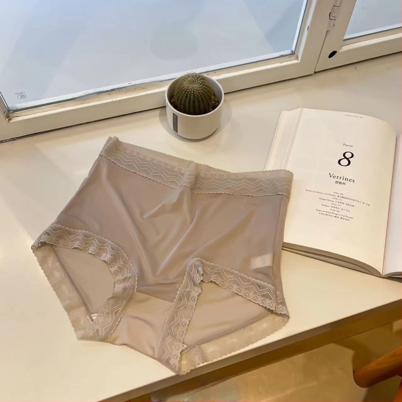 Női magas derekú alsó, lélegző Ice Silk anyag, fenékemelő, antibakteriális, gyors száradás