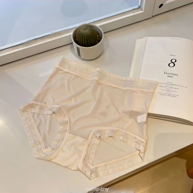 Női magas derekú alsó, lélegző Ice Silk anyag, fenékemelő, antibakteriális, gyors száradás
