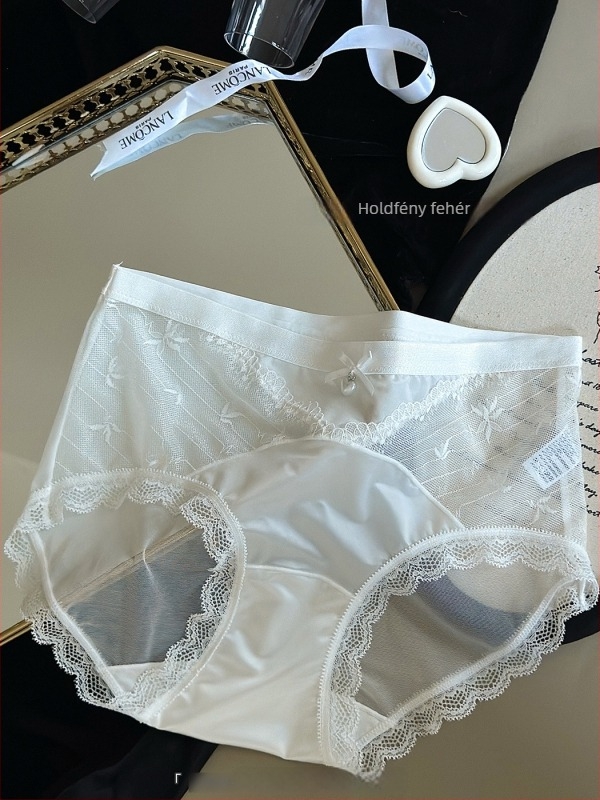 Női középmagasságú nylon bugyi, lélegző, gyorsan száradó kötött anyagból, egyszínű, belső modal bélés