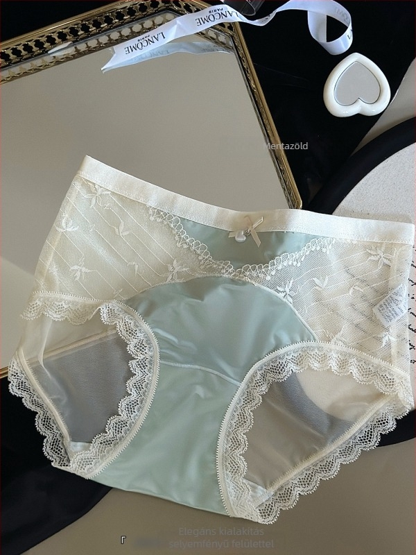Női középmagasságú nylon bugyi, lélegző, gyorsan száradó kötött anyagból, egyszínű, belső modal bélés
