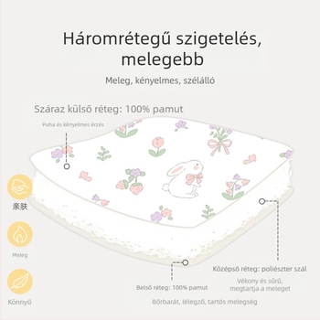 Uniszex pamut téli termo nadrág, középső derekú, 100% pamut, biztonsági osztály A, akasztó címkével