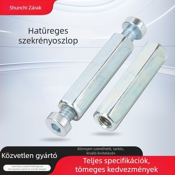 Shunqi hexagonális szekrény-kiegészítők, Rittal kompatibilis, szénacél, modell hexagonális szekrény
