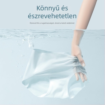 Női ice silk alsónemű – nyár, gyorsan szárad, lélegző, antibakteriális, középmagas derék, egyszínű, fő anyag: nejlon, ágyéki belső réteg: viszkóz