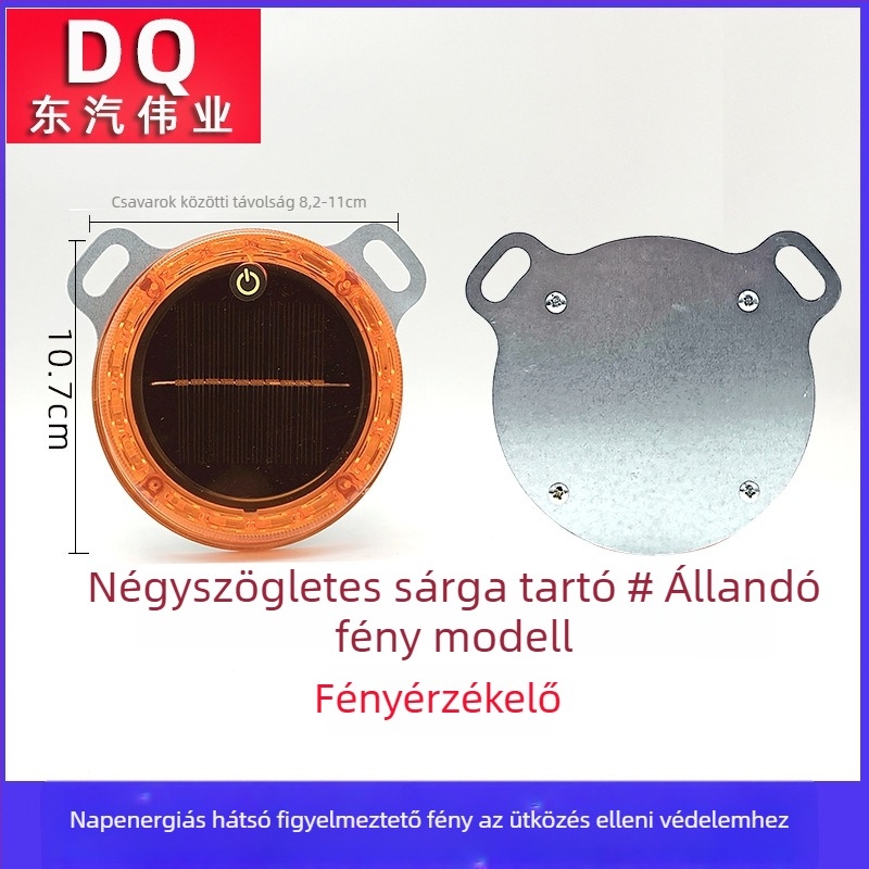 Jármű LED hátsó lámpa – napelemes, vezeték nélküli, Solar flash tail light, 3.7V, LED PC ház