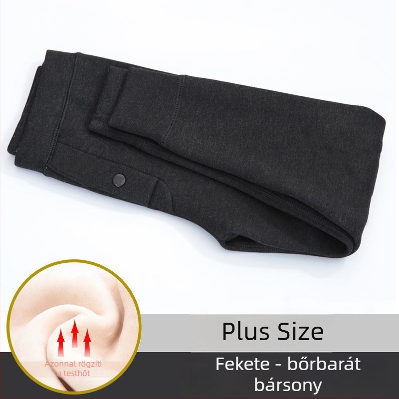 Plusz méretű fiúknak meleg termo alsó nadrág, fleece-béléssel, téli vastag