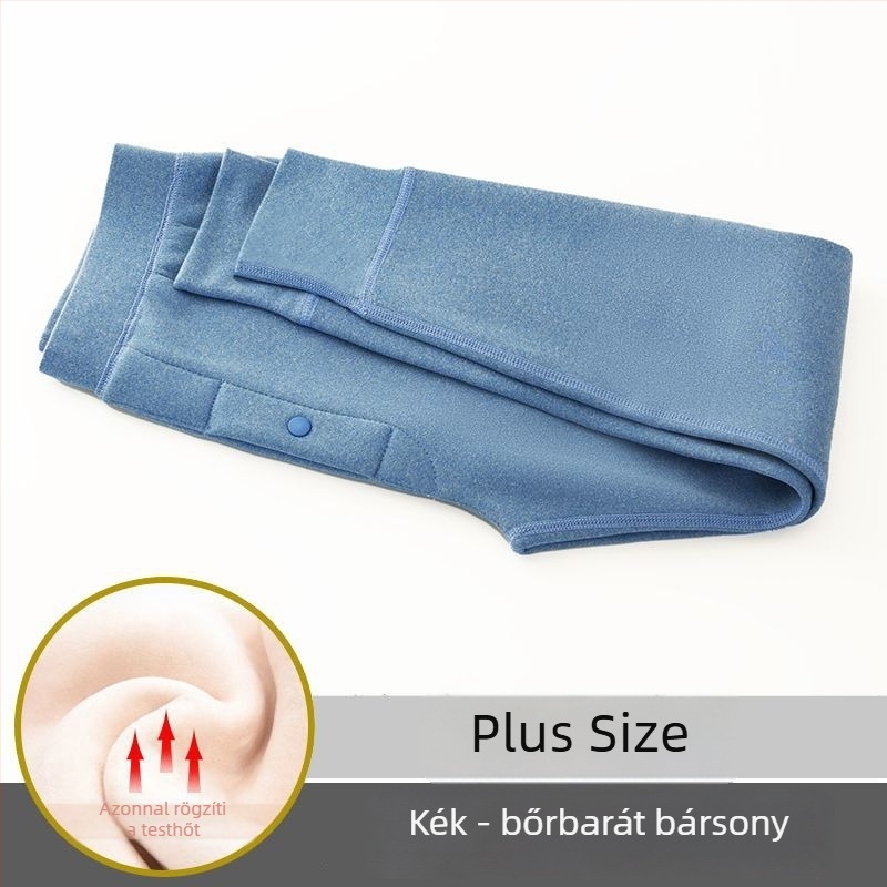 Plusz méretű fiúknak meleg termo alsó nadrág, fleece-béléssel, téli vastag
