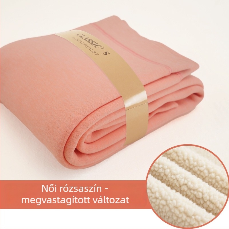Plusz méretű fiúknak meleg termo alsó nadrág, fleece-béléssel, téli vastag