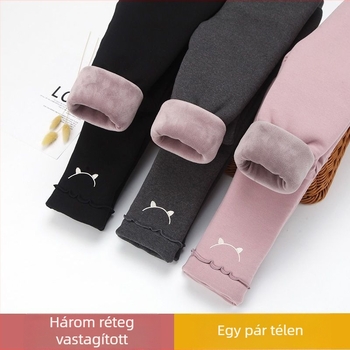 Gyermek téli nadrág nyúl szőrrel ≥95% és EVA szövettel, újszülötteknek