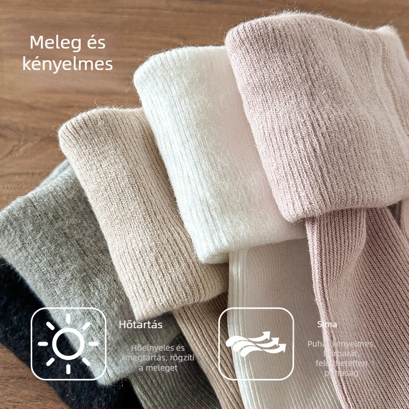 Lányoknak készült leggings őszre–télre, vékony fleece belső bélés, bokáig érő nadrág gyerekeknek
