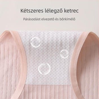 Női pamutból készült antibakteriális, lélegző középmagasságú alsónemű, 40s pamutszövet