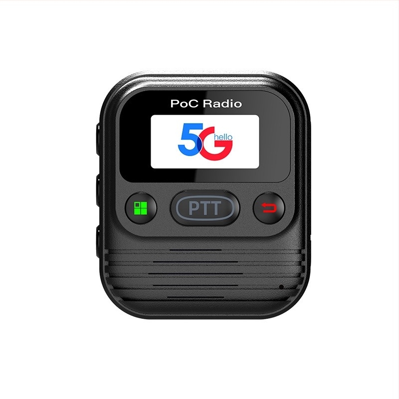 Binqi csíptetős interkom hangszóró | Frekvenciasáv >50 km | Teoretikus kommunikációs távolság 3–5 km | Lítium-ion 2500 mAh | Hálózat: 5G/4G/3G/2G | Porálló