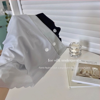 Női Ice Silk bugyi, középmagas derekú, ultra vékony, lélegző, pamut belsővel a lágyéki területen