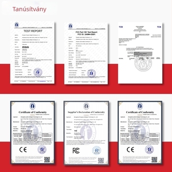 Okos zár faajtókhoz – Modell P16, 100 ujjlenyomat-tárolás, 100000 nyitás, 0,15 s olvasási idő, DC tápegység