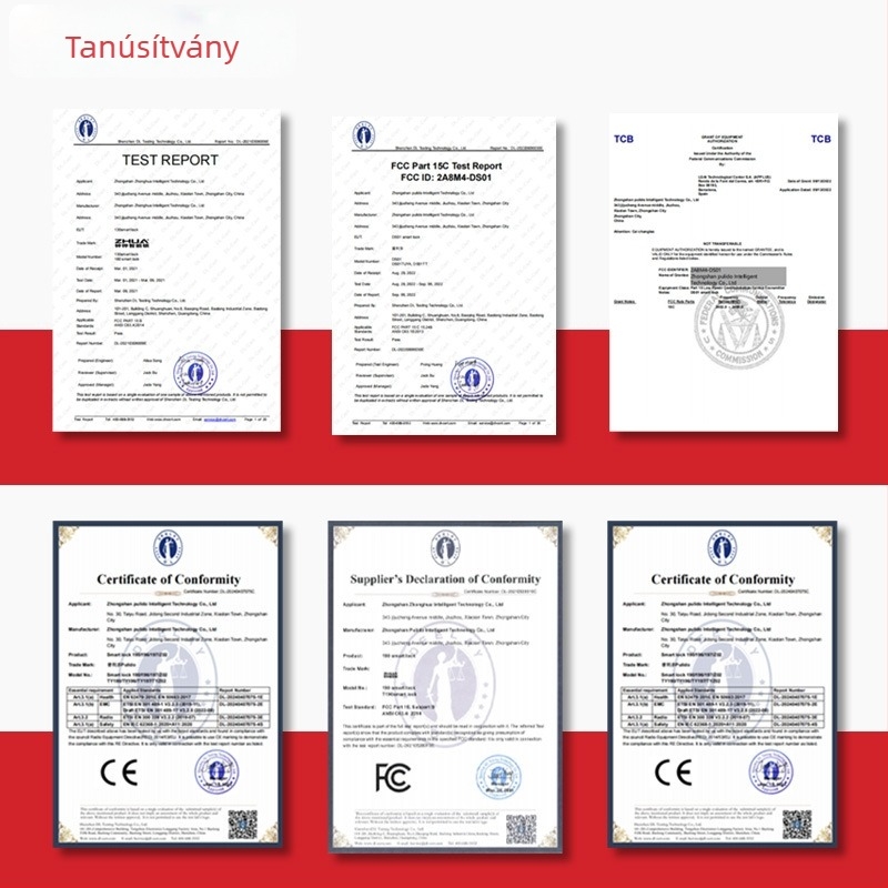 Okos zár faajtókhoz – Modell P16, 100 ujjlenyomat-tárolás, 100000 nyitás, 0,15 s olvasási idő, DC tápegység