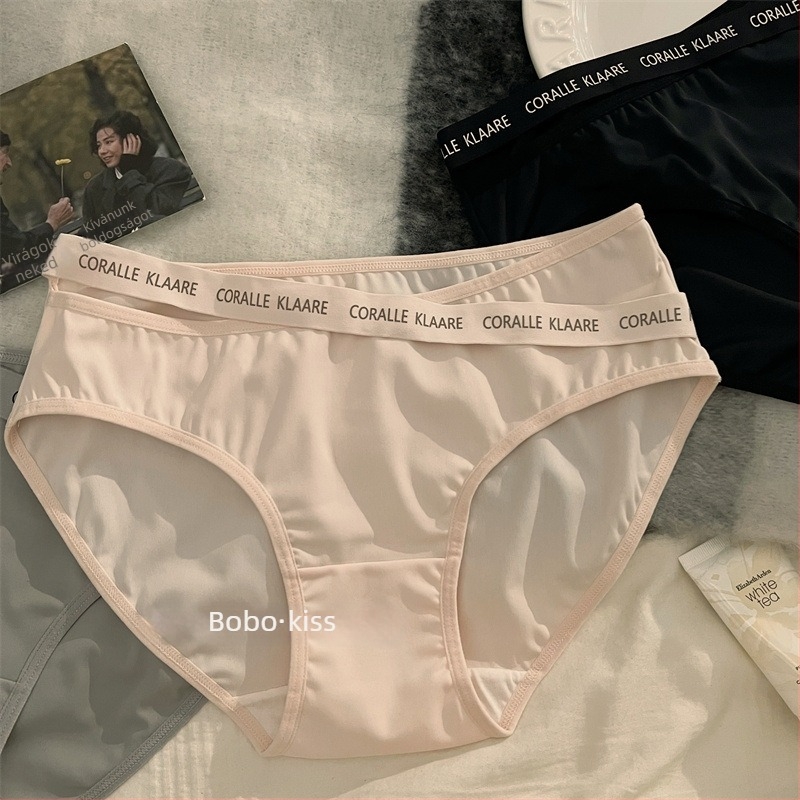 Női nylon alsónemű, 100% pamut ágyéktámasz, lélegző, alacsony derék, egyszínű, négy évszakos viselet