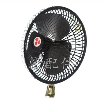 Univerzális autóba való elektromos ventilátor dönthető fejjel, 18W, autókhoz, teherautókhoz, targoncákhoz és mezőgazdasági járművekhez