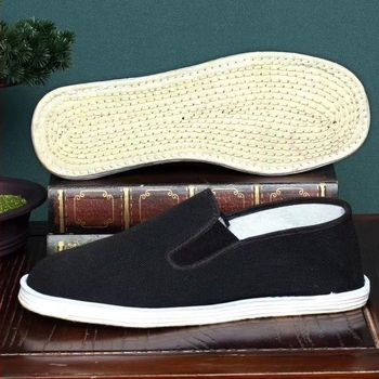 Női vászoncipő Slip-On, felsőrész pamutból, sokrétegű talp, légáteresztő