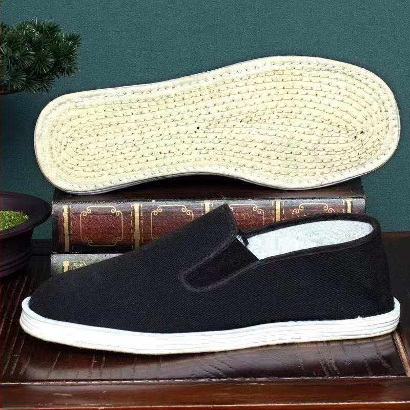 Női vászoncipő Slip-On, felsőrész pamutból, sokrétegű talp, légáteresztő