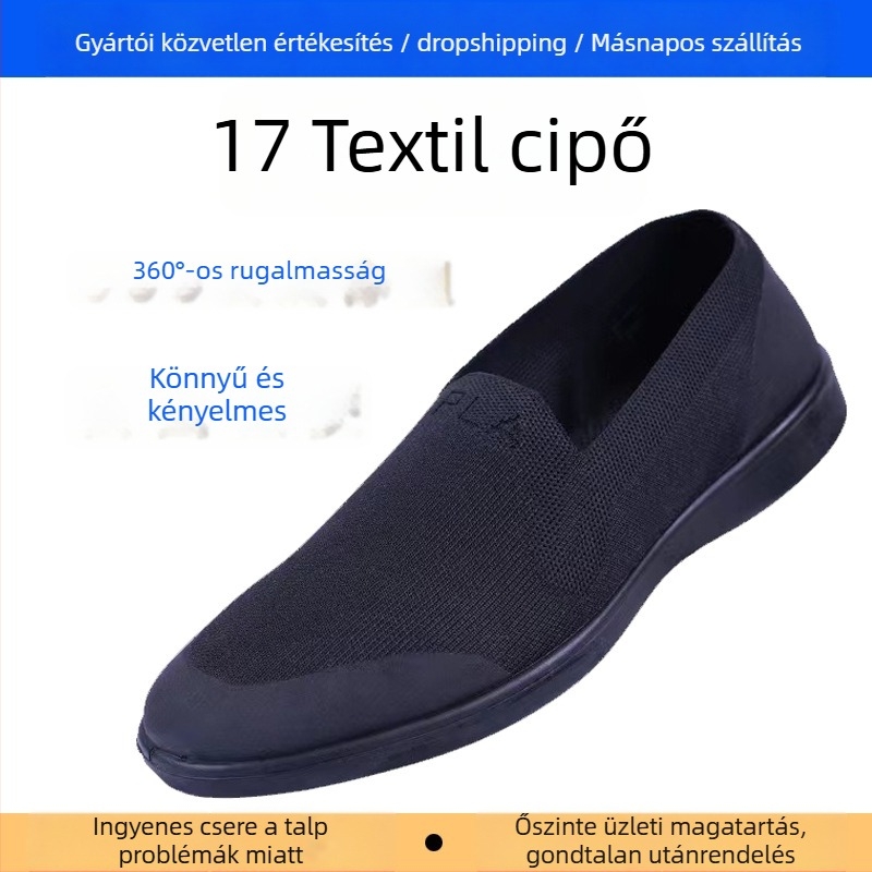 Textilcipő Fly-knit felsőrésszel, kerek orrú, alacsony felső rész, lélegző EVA belső talp, PU+gumitalp