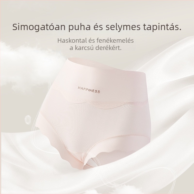 Magas derékú női alsónemű modálból, antibakteriális, lélegző anyag, pamutbetét