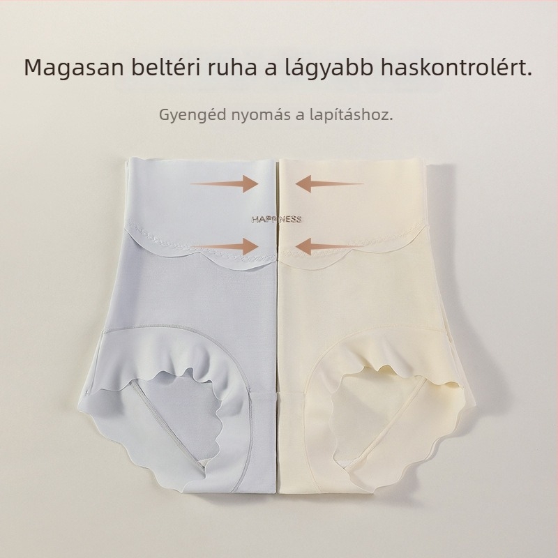 Magas derékú női alsónemű modálból, antibakteriális, lélegző anyag, pamutbetét