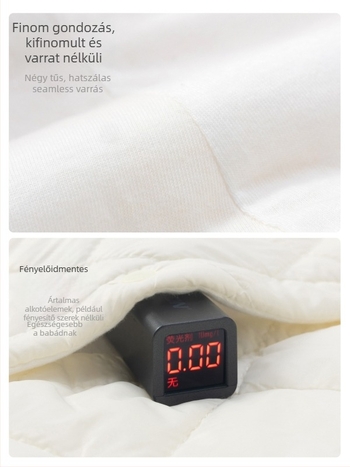 Csecsemő téli overall vastag tömésű toll-pamutszövet töltettel, 100% pamut, A osztályú biztonság, hosszú ujjú, újszülötteknek