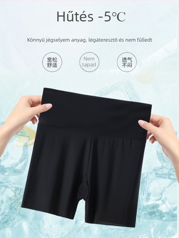 Jégselyem zökkenőmentes női magas derekú biztonsági rövidnadrág nyárra, csípőemelés, Barbie leggings, háromrészes szabás