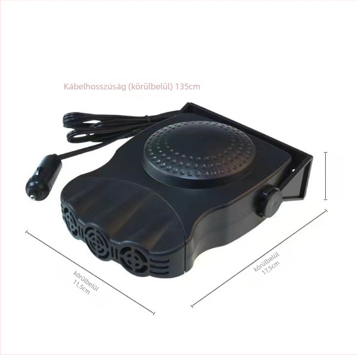 Autómelegítő és páramentesítő, 12V/24V kettős működés, 200W, ABS + réz, modell CX-22-10