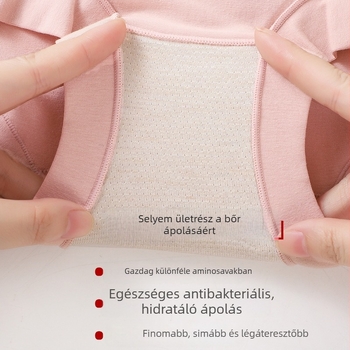 60-count pamut női alsónemű középmagas derékkal, has- és csípőformázás