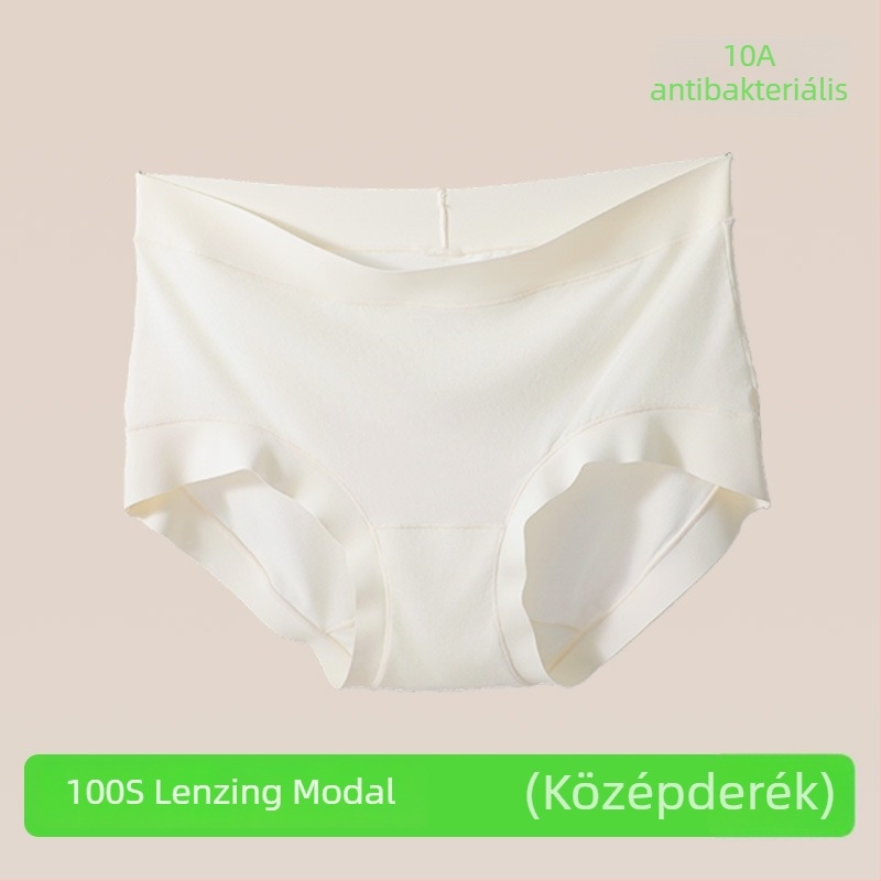 Női modal alsónemű antibakteriális tulajdonságokkal, 10A, középmagas derék, nagy méret