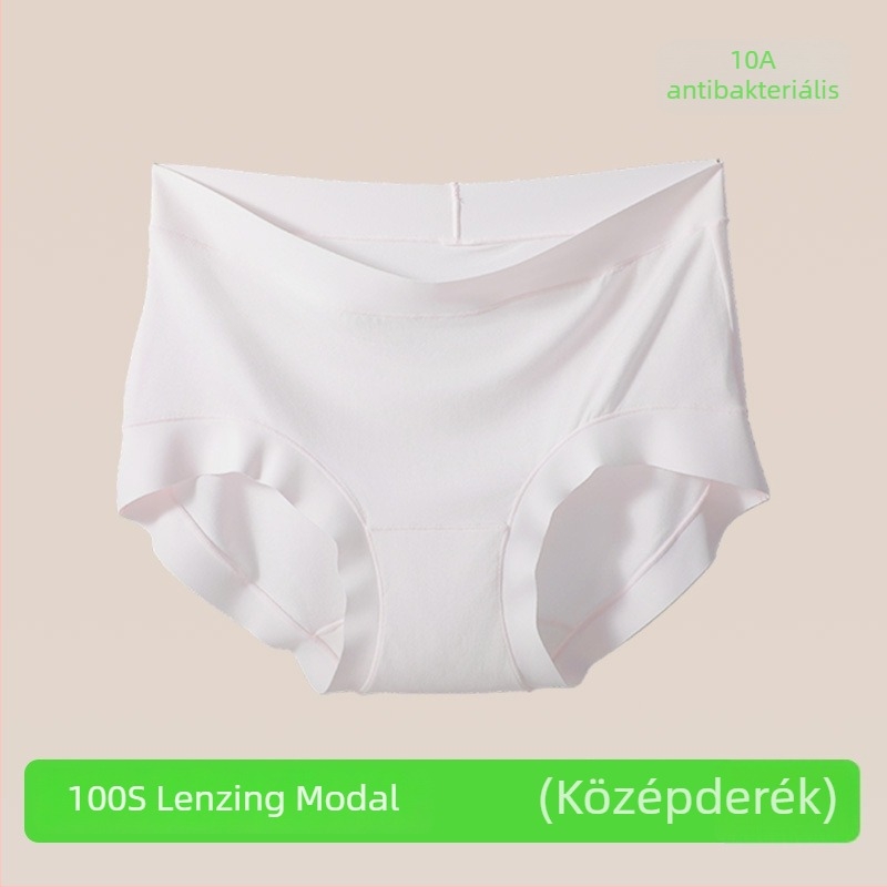 Női modal alsónemű antibakteriális tulajdonságokkal, 10A, középmagas derék, nagy méret