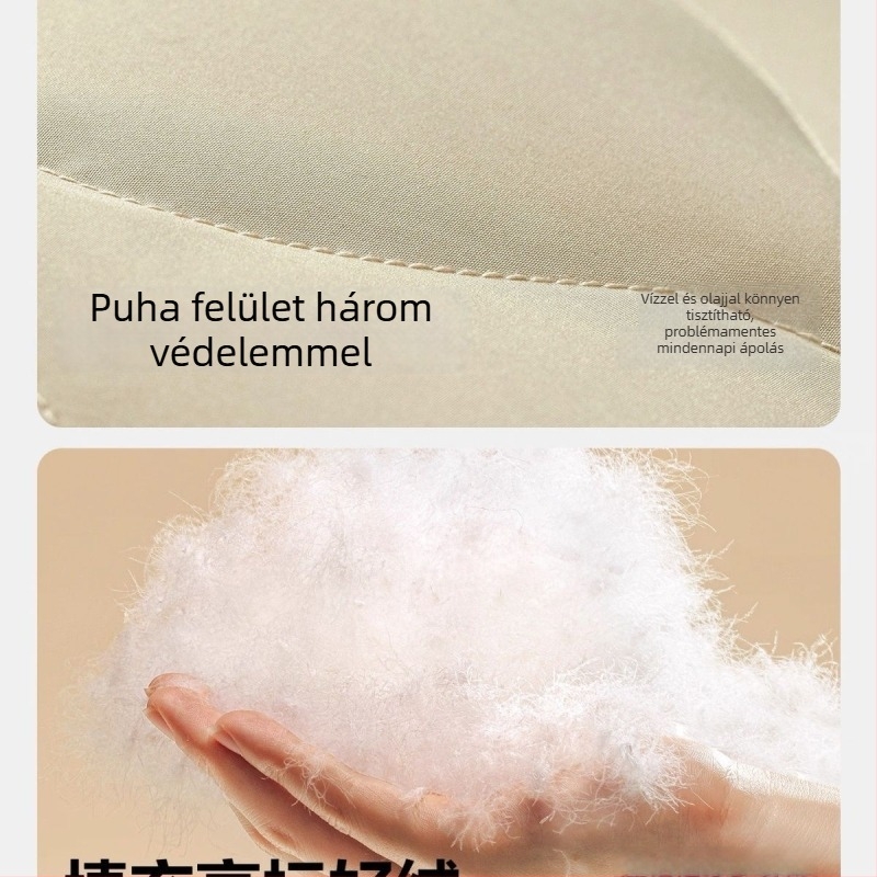 Gyerekeknek szóló pehelyveste ujjatlan, 95% pehelytartalom, pamut bélés, pamut külső, kapucni nélkül, 2025 tavasz