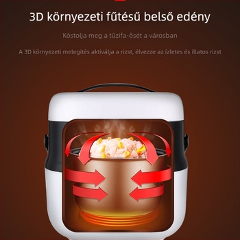 Qiang Luo Autóba illeszthető rizsfőző belső edény – alumíniumötvözet, 100W, rizs főzésére