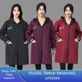Ujjúval ellátott kötény, vízálló poliészter, koreai stílus, felnőtt, Cheng shang