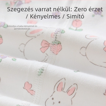 Tavaszi-őszi gyerek felső, 100% pamut, kerek nyakú, lányoknak 1–3 évesek, kapucni nélkül