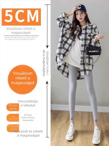 Női fleece-beléssel ellátott leggings őszi-téli ruházathoz, vastag, plusz méret, karcsúsító, meleg