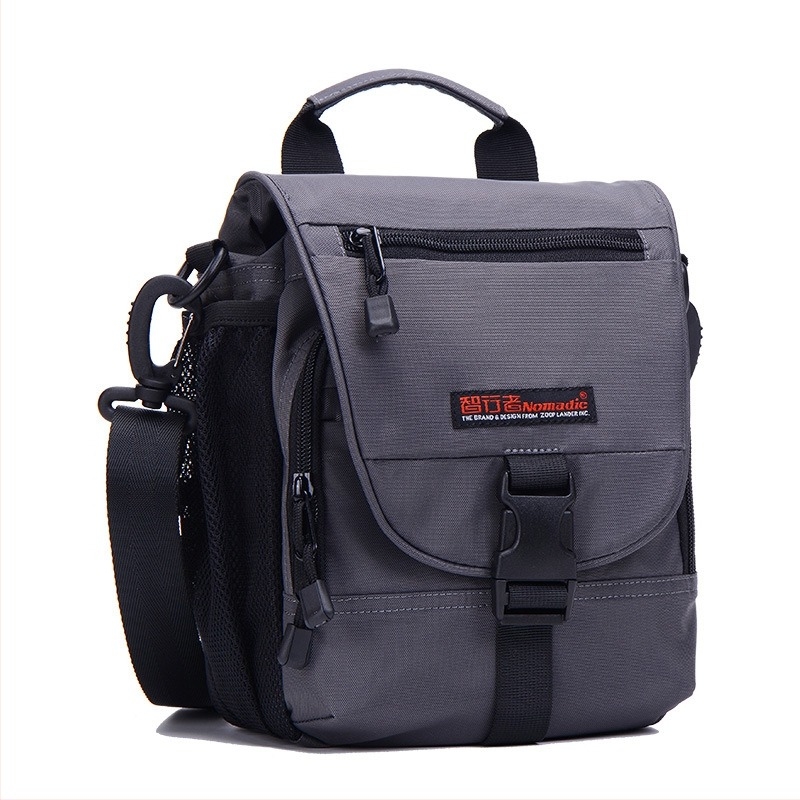 Férfiak számára multifunkcionális váll- és crossbody táska üzleti utazásokhoz, Oxford anyagból, nagy kapacitású 10 hüvelykes laptophoz