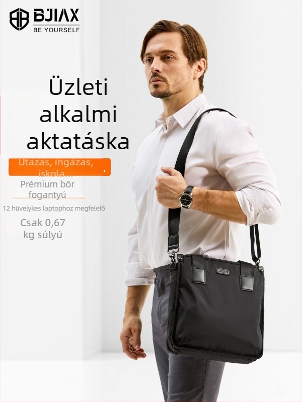 Nylon vízálló üzleti táska – BJIAX/Baogasi, városi egyszerű stílus