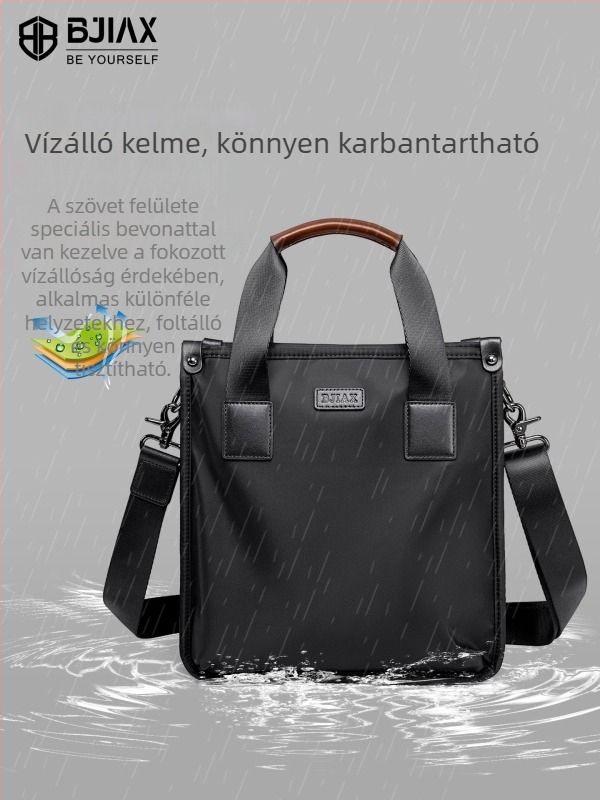 Nylon vízálló üzleti táska – BJIAX/Baogasi, városi egyszerű stílus
