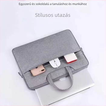 Laptop táska – ultra könnyű, kopásálló, földrengésálló, Oxford vászonból; üzleti elit, hordozható aktatáska, belső Oxford bélés (Material: Oxford vászon; Funkciók: Ultra Light, Wear-Resistant, Earthquake Resistance)