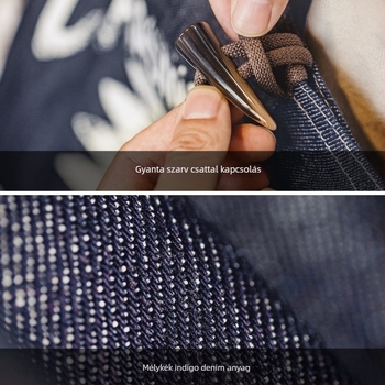 Maiden Férfi keresztpántos táska — városi minimalist stílus, tárolási funkció, karakter mintázat, téli 2025 kiadás