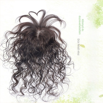 Teljesen kézzel készített paróka valódi emberi hajból, 8x11-es cap, nőknek; volumos hatás, természetes megjelenés, nyom nélküli; festhető és permálható