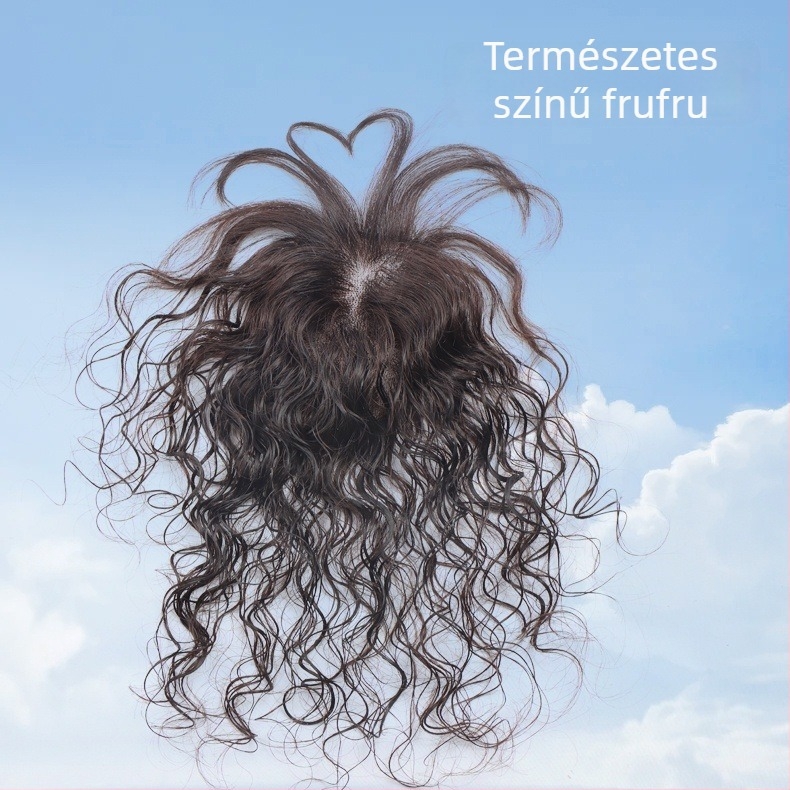 Teljesen kézzel készített paróka valódi emberi hajból, 8x11-es cap, nőknek; volumos hatás, természetes megjelenés, nyom nélküli; festhető és permálható