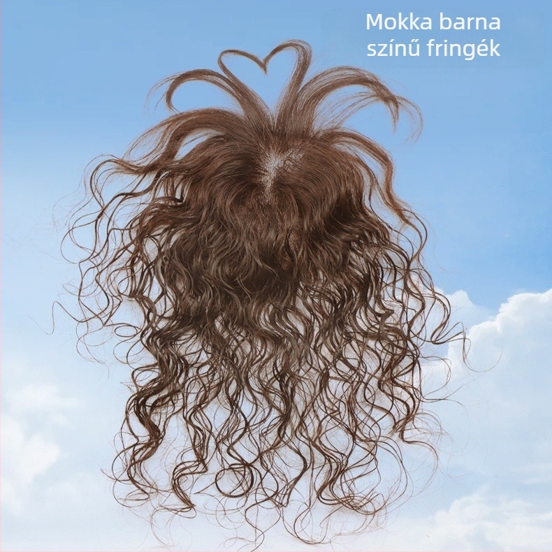 Teljesen kézzel készített paróka valódi emberi hajból, 8x11-es cap, nőknek; volumos hatás, természetes megjelenés, nyom nélküli; festhető és permálható