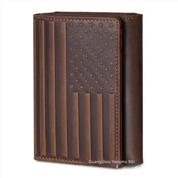 Háromrekeszes bőrtárca RFID lopás elleni védelemmel, bővíthető, felső minőségű bőr, anti-mágneses bélés