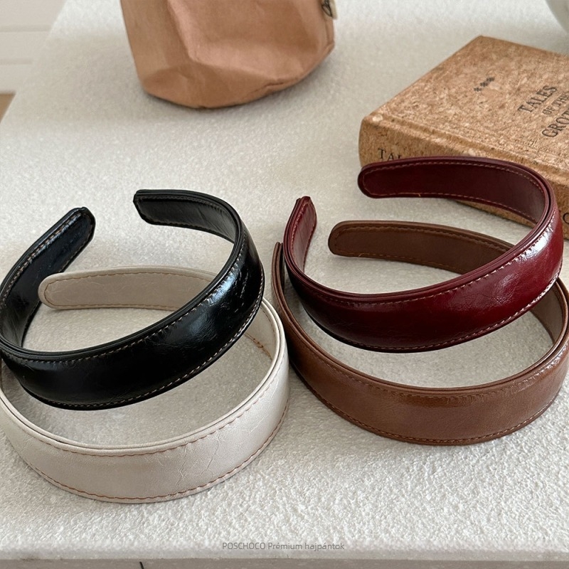 Bőr fejpánt (Kézzel készített; Brit retro stílus; Nőknek)