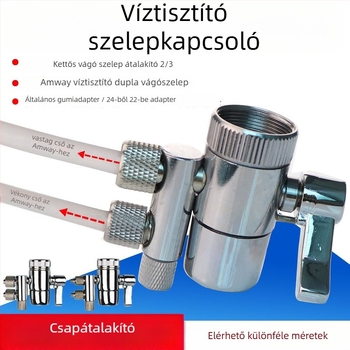 Amway víztisztító szelep, tiszta réz, modell 39, víz elválasztó