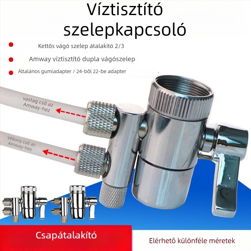 Amway víztisztító szelep, tiszta réz, modell 39, víz elválasztó