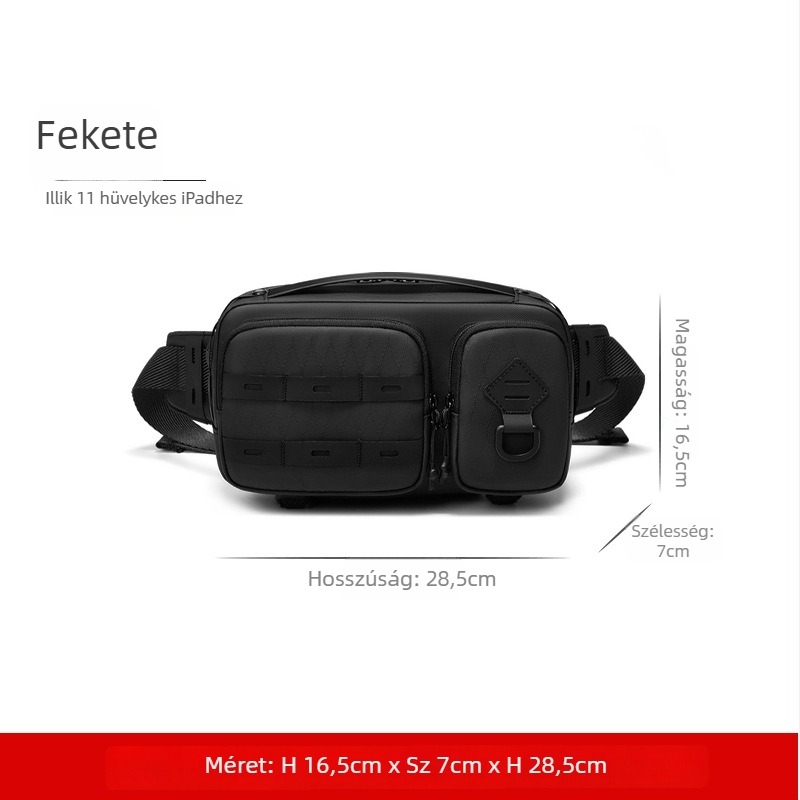 Outwalk férfi crossbody táska szabadidős utazáshoz – Oxford szövet, lélegző, vízálló, kopásálló